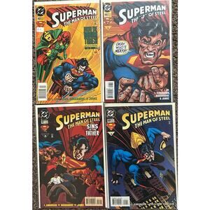 Superman The Man of Steel #43,46, 47, 49 (1995 DC) Lot of 4 - 1 KEY ISSUE